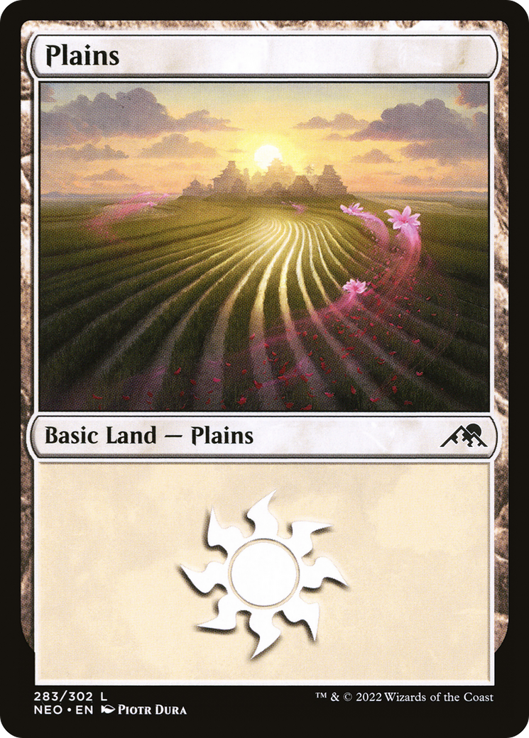 Plains (NEO-283) - Kamigawa: Neon Dynasty
