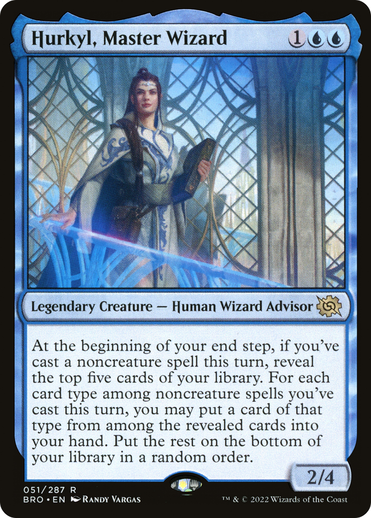 Hurkyl, Master Wizard (BRO-051) - The Brothers' War Foil