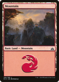 Mountain (RIX-195) - Rivals of Ixalan Foil