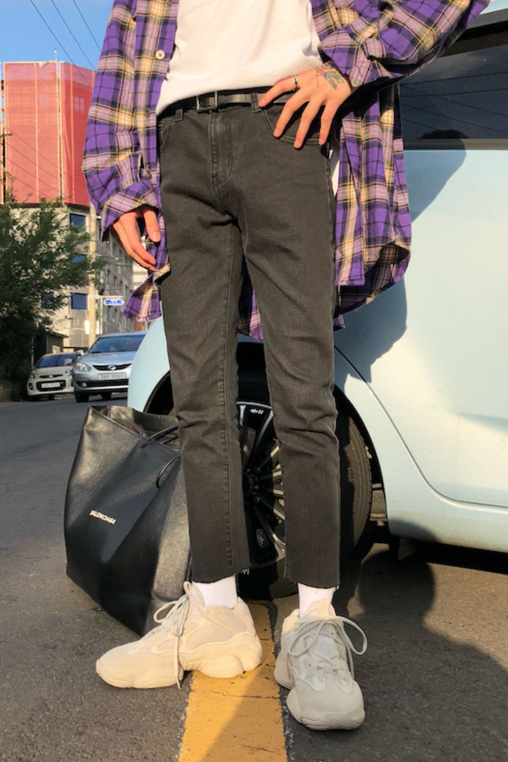 Men's Slim Fit Jeans with Pockets