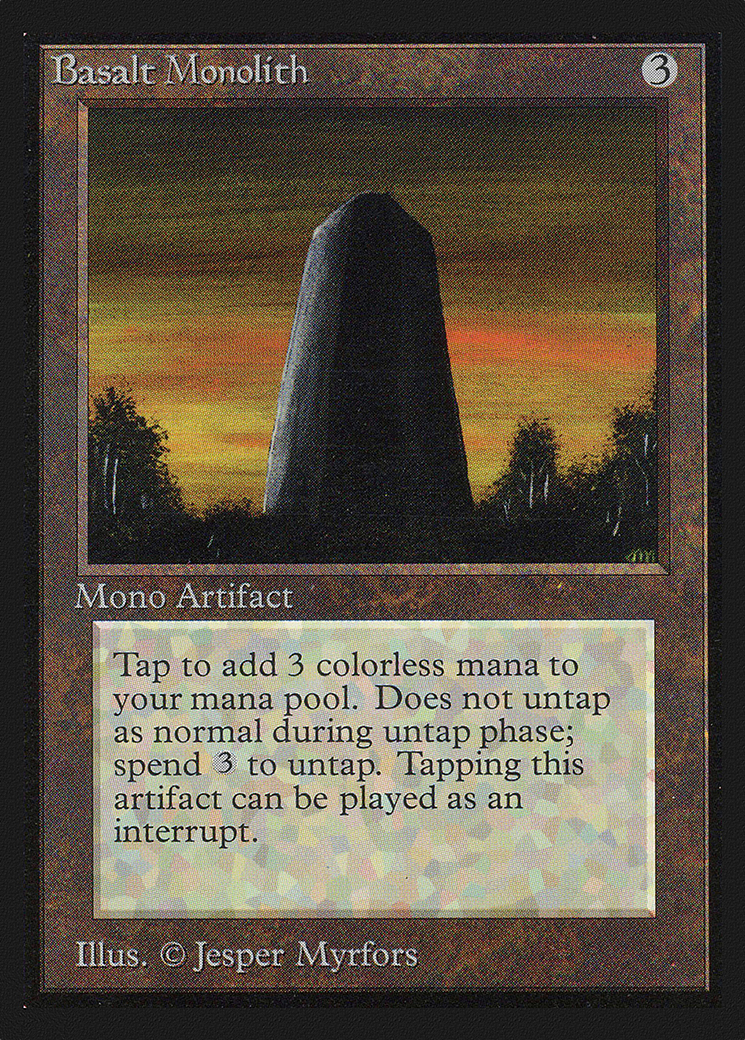 Basalt Monolith (CED-) - Collectors' Edition