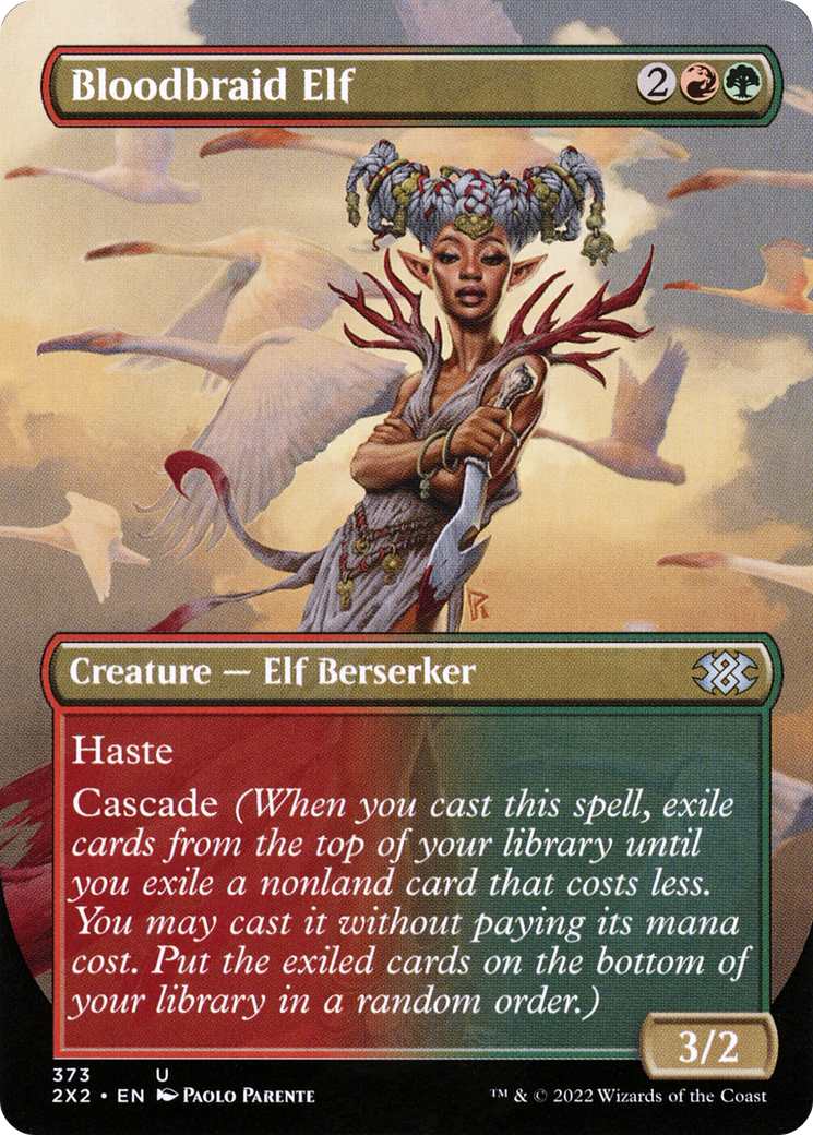 Bloodbraid Elf (2X2-373) - Double Masters 2022 (Borderless)