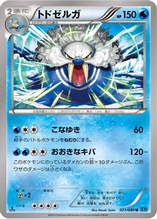 Walrein (021/080) - XY2 Wild Blaze 1st Edition