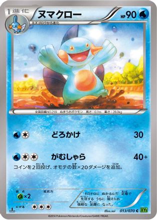 Marshtomp (013/070) - XY5Bt Tidal Storm 1st Edition