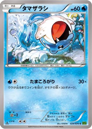 Spheal (024/070) - XY5Bt Tidal Storm 1st Edition