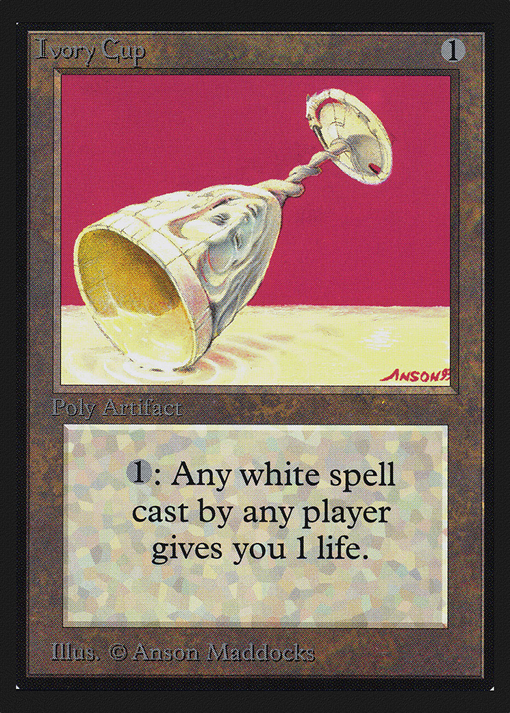 Ivory Cup (IED-) - Intl. Collectors' Edition