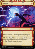 Shock (STA-044) - Strixhaven Mystical Archive: (Showcase) (Borderless) Foil