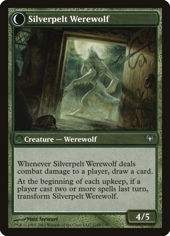 Lambholt Elder // Silverpelt Werewolf (DKA-122) - Dark Ascension: (Double Faced Transform) Foil