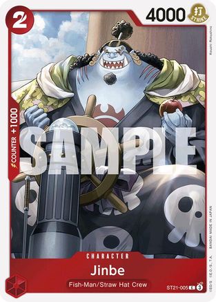 Jinbe (ST21-005) - Starter Deck EX: Gear 5 Foil
