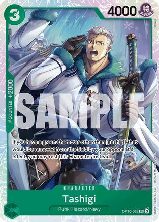Tashigi (OP10-032) - Royal Blood Foil