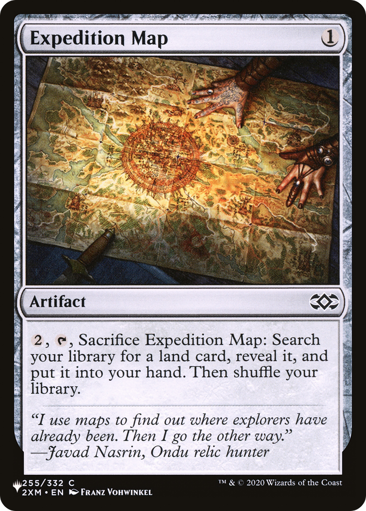 Expedition Map (LIST-2XM-255) - The List