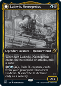 Ludevic, Necrogenius // Olag, Ludevic's Hubris (DBL-233) - Innistrad: Double Feature: (Double Faced Transform)