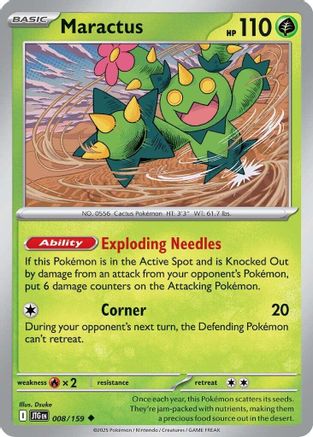 Maractus 008/159 - SV09 Journey Together Reverse Holofoil