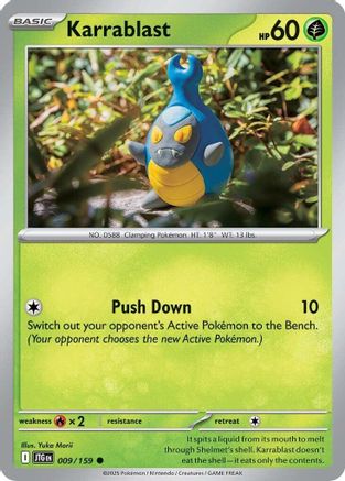 Karrablast 009/159 - SV09 Journey Together Reverse Holofoil