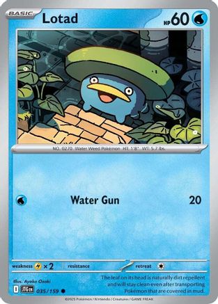 Lotad 035/159 - SV09 Journey Together Reverse Holofoil