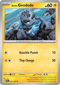 Alolan Geodude 044/159 - SV09 Journey Together Reverse Holofoil