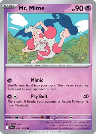 Mr. Mime 058/159 - SV09 Journey Together