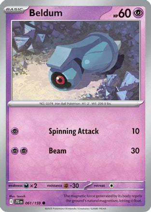 Beldum 061/159 - SV09 Journey Together Reverse Holofoil