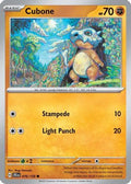 Cubone 076/159 - SV09 Journey Together Reverse Holofoil
