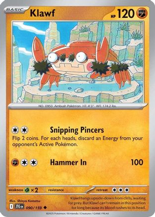 Klawf 090/159 - SV09 Journey Together Reverse Holofoil