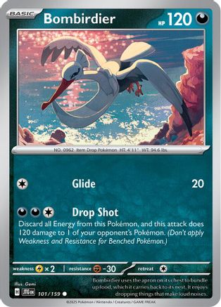 Bombirdier 101/159 - SV09 Journey Together Reverse Holofoil