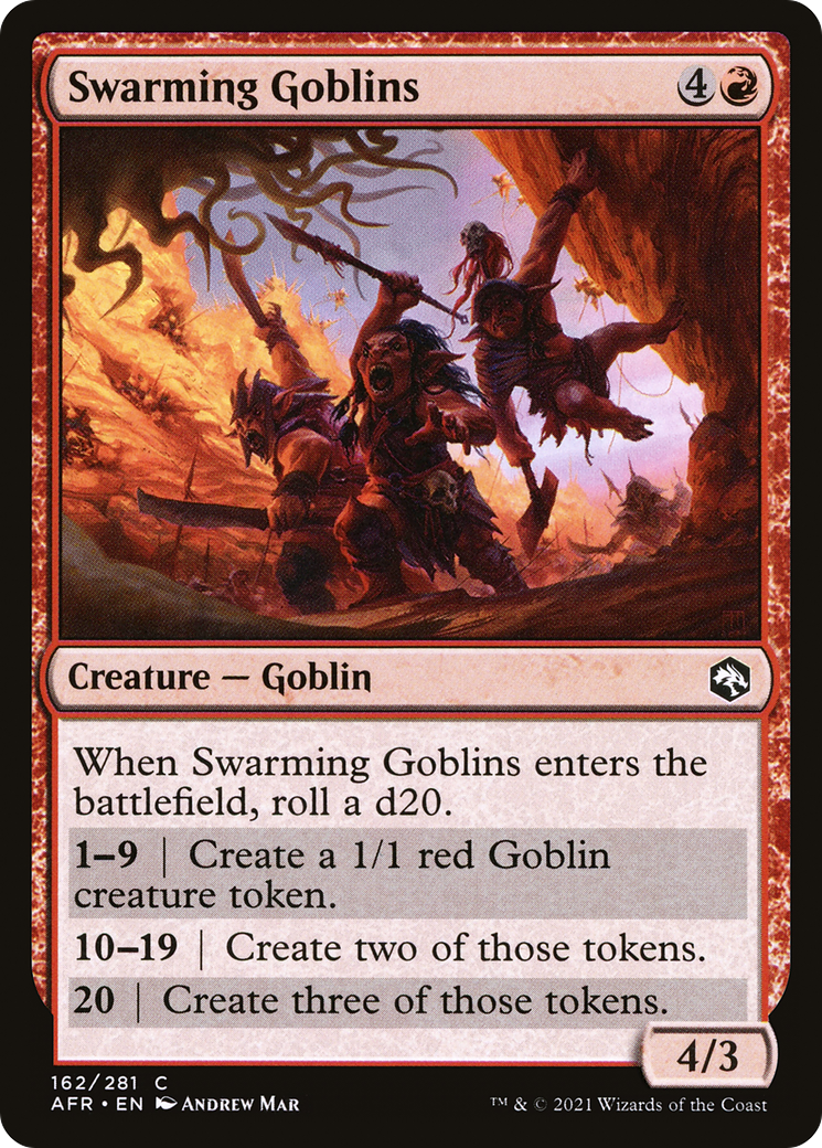 Swarming Goblins (AFR-162) - Adventures in the Forgotten Realms Foil