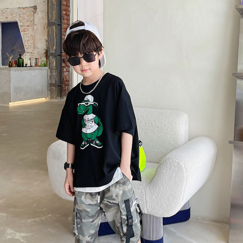Copy of Casual Cartoon Short Sleeve T-Shirt for Boys