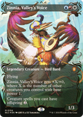 Zinnia, Valley's Voice (BLC-104) - Bloomburrow Commander (Borderless) Foil