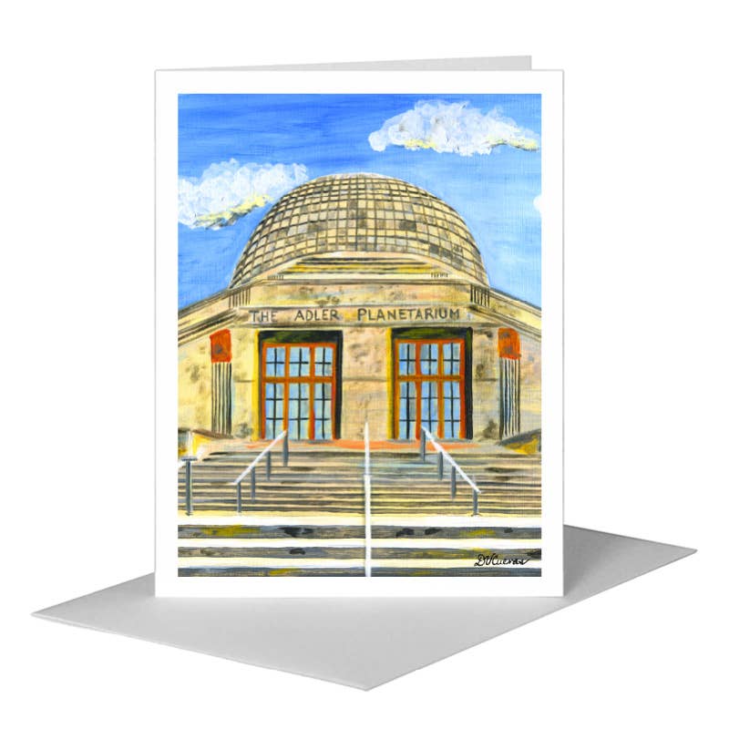 Adler Planetarium, Chicago, Greeting Card (#7521D)