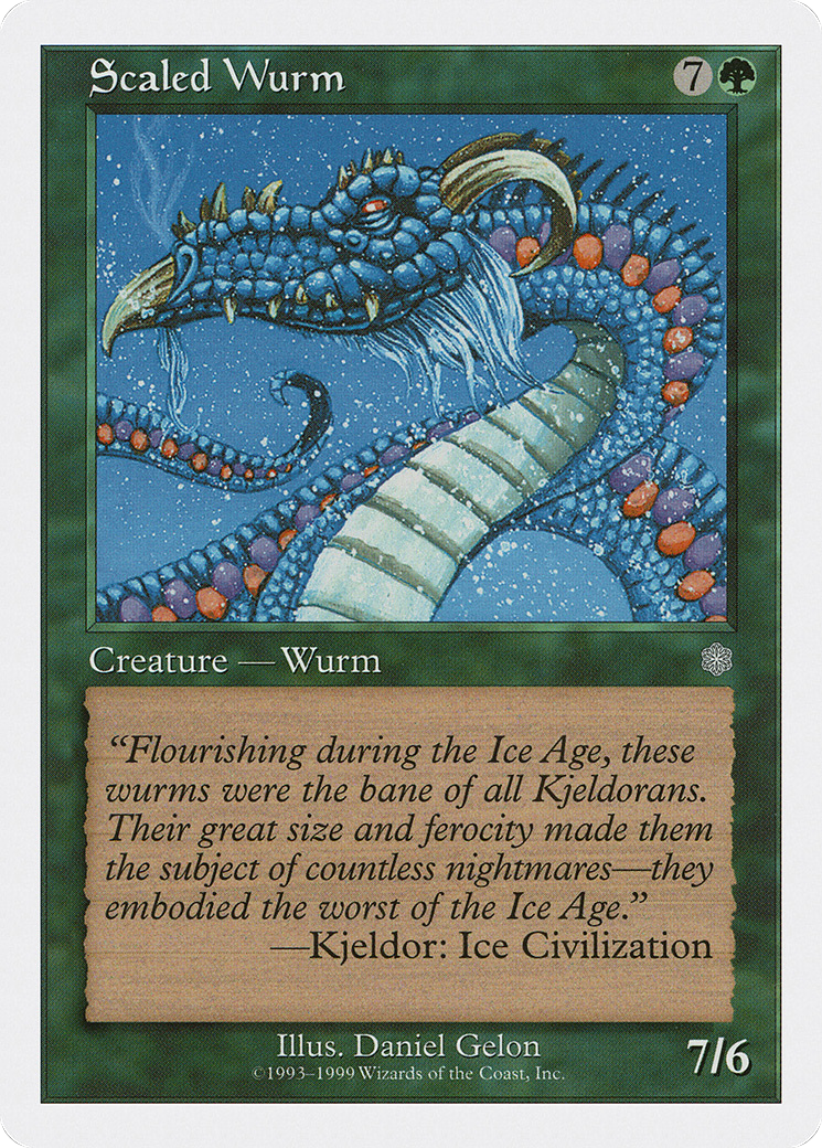 Scaled Wurm (BRB-065) - Battle Royale Box Set