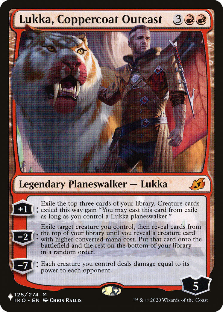 Lukka, Coppercoat Outcast (LIST-IKO-125) - The List