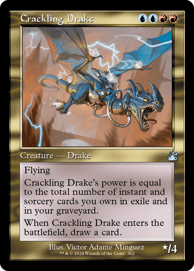 Crackling Drake (RVR-362) - Ravnica Remastered Foil