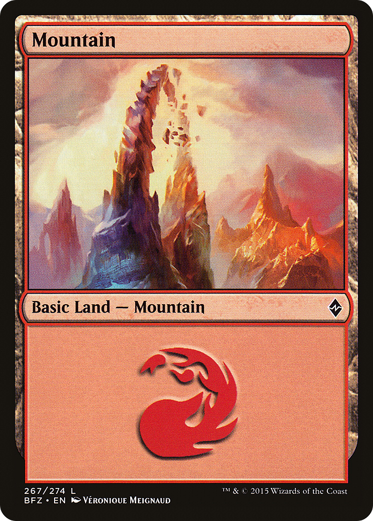 Mountain (BFZ-267) - Battle for Zendikar