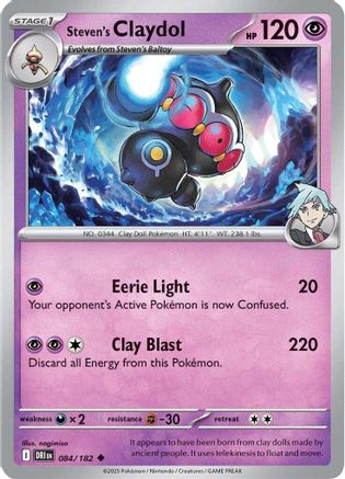Steven's Claydol 084 - SV10 Destined Rivals