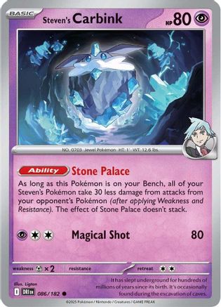 Steven's Carbink 086 - SV10 Destined Rivals