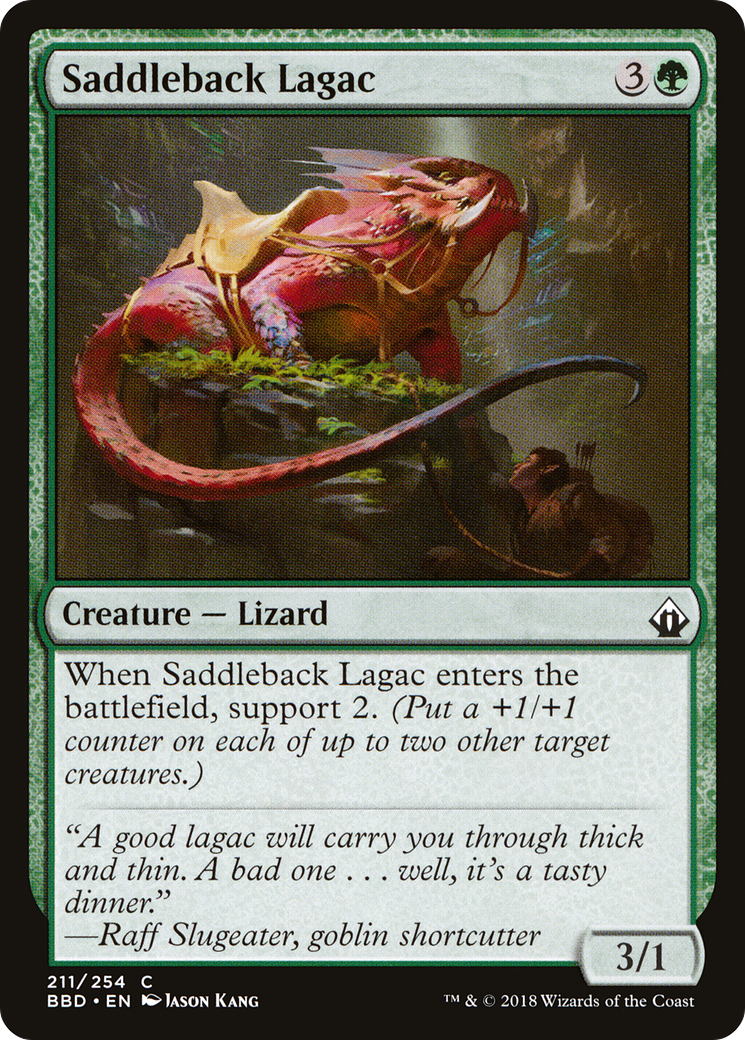 Saddleback Lagac (BBD-211) - Battlebond Foil