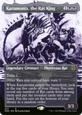 Karumonix, the Rat King (ONE-307) - Phyrexia: All Will Be One: (Showcase) (Borderless)