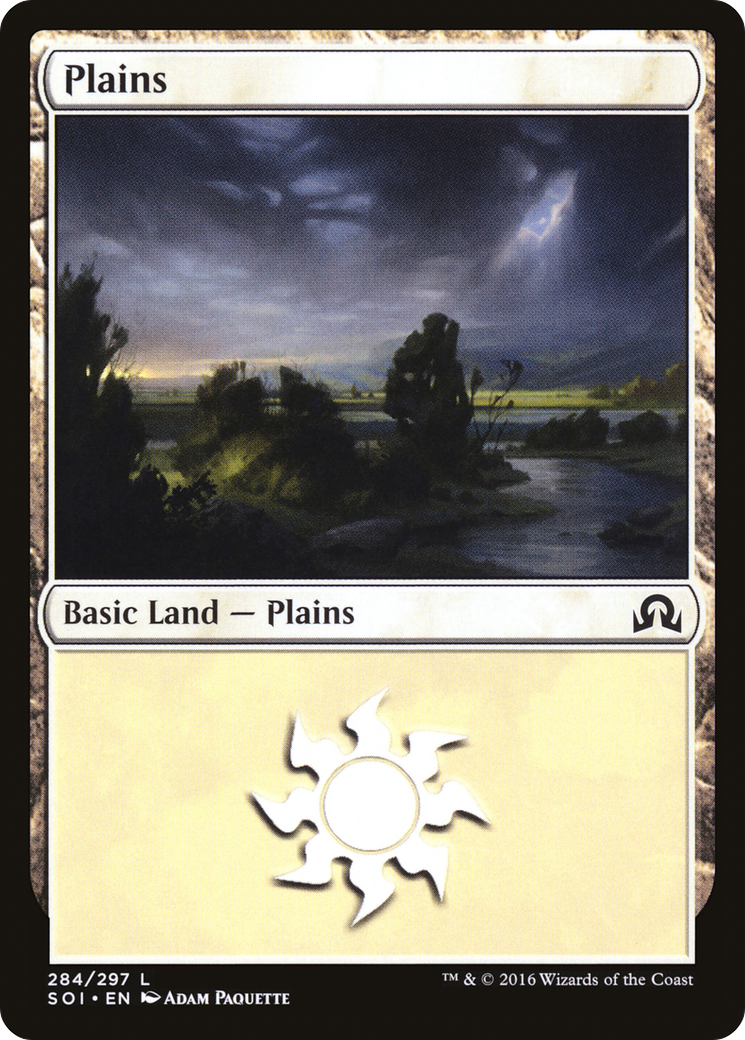 Plains (SOI-284) - Shadows over Innistrad Foil