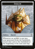 Daretti, Scrap Savant Emblem (CM2-018) - Commander Anthology Volume II Tokens