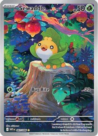 Sewaddle 087/086 - SV White Flare Holofoil