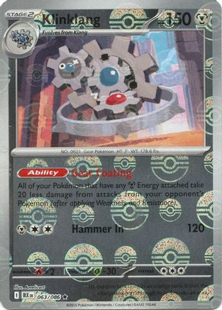 Klinklang (Poke Ball Pattern) 063/086 - SV Black Bolt - Holofoil