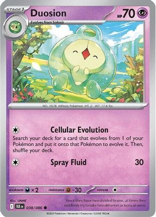Duosion 038/086 - SV Black Bolt