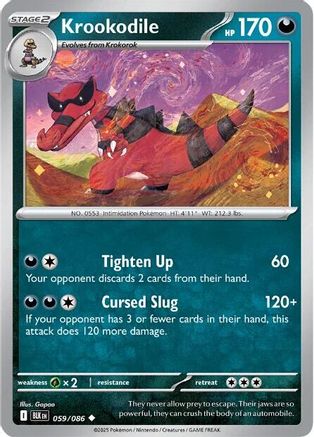 Krookodile 059/086 - SV Black Bolt