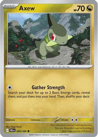 Axew 068/086 - SV Black Bolt
