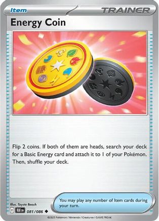 Energy Coin 081 - SV Black Bolt Reverse Holofoil