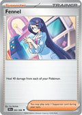 Fennel 082/086 - SV Black Bolt Reverse Holofoil