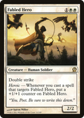 Fabled Hero (THS-012) - Theros Foil