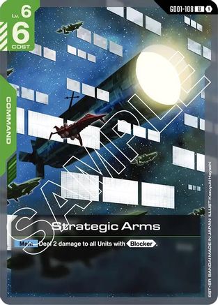 Strategic Arms (GD01-108) - Newtype Rising