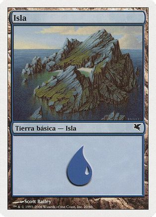 Island (Spanish) - "Isla"(E20) (PSAL-E20) - Magic Encyclopedia 2005 (Salvat/Hachette)