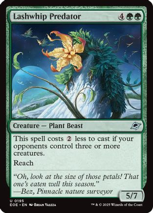Lashwhip Predator (EOE-195) - Edge of Eternities Foil